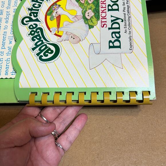 Vintage 1983 Cabbage Patch Kids Puffy Sticker Book by Diamond Toys Used Stickers - Picture 3 of 16